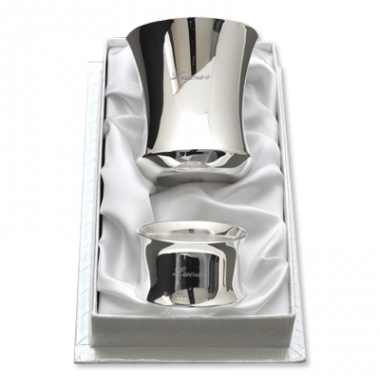 coffret baptème timbale et rond coffret baptème timbale et rond