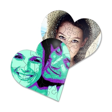Puzzle photo coeur Puzzle photo coeur