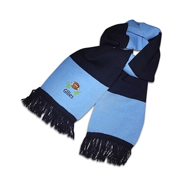 Echarpe bicolore personnalisée Echarpe bicolore personnalisée