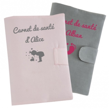 Housse de carnet de santé personnalisé Housse de carnet de santé personnalisé
