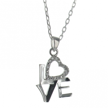 Pendentif mot love Pendentif mot love