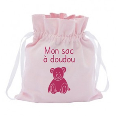Sac à doudou imprimé avec un prénom Sac à doudou imprimé avec un prénom