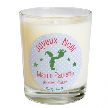 Bougie de Noël personnalisée Bougie de Noël personnalisée