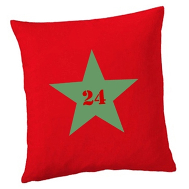 Coussin carré étoile personnalisé Coussin carré étoile personnalisé