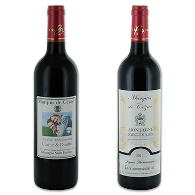Vin personnalisé - Montagne Saint Emilion Vin personnalisé - Montagne Saint Emilion