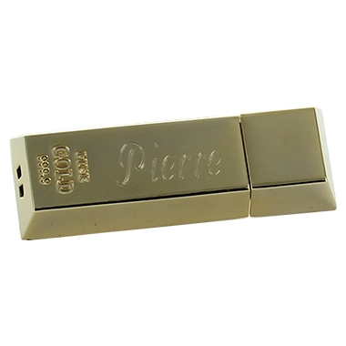 Clé USB lingot d'or gravée Clé USB lingot d'or gravée