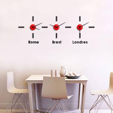 Horloge murale personnalisable Sydney Horloge murale personnalisable Sydney