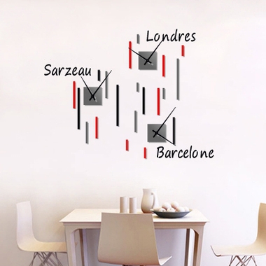 Horloge murale personnalisable Tokyo Horloge murale personnalisable Tokyo
