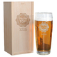 Pinte de bière Papa gravée