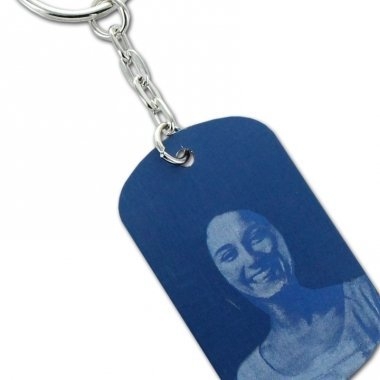 Porte-clés plaque bleu personnalisé Porte-clés plaque bleu personnalisé