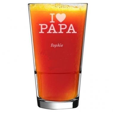 Verre à cocktail I love Papa Verre à cocktail I love Papa