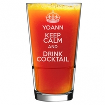 Verre à cocktail prénom personnalisé