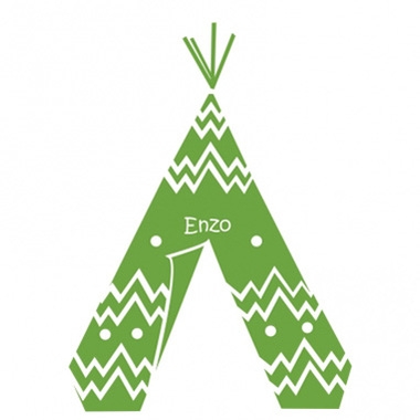 Sticker personnalisé tipi indien Sticker personnalisé tipi indien