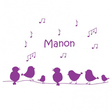 Stickers personnalisés oiseaux chanteurs Stickers personnalisés oiseaux chanteurs