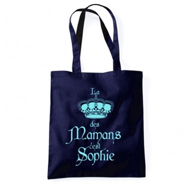 Tote bag personnalisé maman marine Tote bag personnalisé maman marine