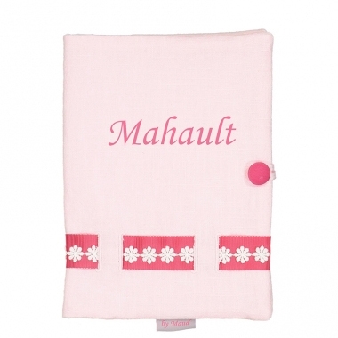 Protège carnet de santé Flore brodé Protège carnet de santé Flore brodé
