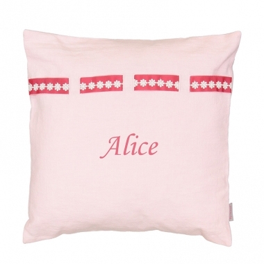 Coussin Flore brodé Coussin Flore brodé