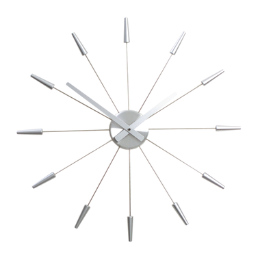 Horloge Plug Inn grise Horloge Plug Inn grise