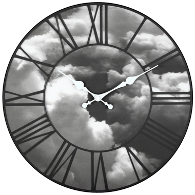 Horloge design nuages 3D Horloge design nuages 3D