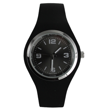 Montre Fun noire gravée Montre Fun noire gravée