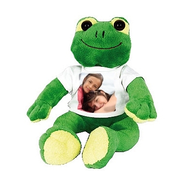 Peluche photo personnalisée grenouille Peluche photo personnalisée grenouille
