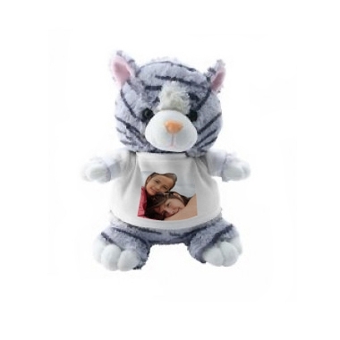 Peluche photo personnalisée chat Peluche photo personnalisée chat
