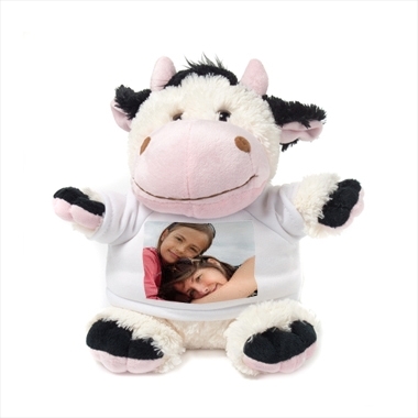 Peluche photo personnalisée vache Peluche photo personnalisée vache