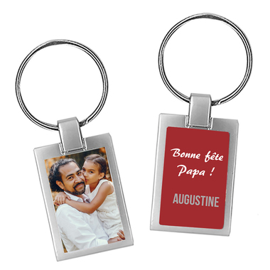 Porte-clés photo fêtes des pères Porte-clés photo fêtes des pères