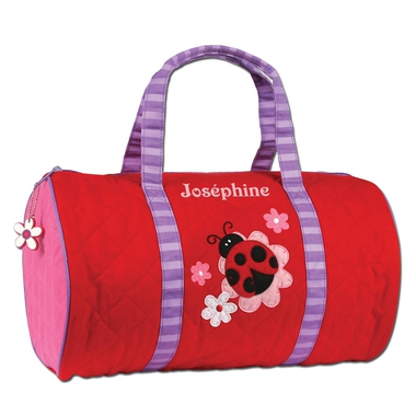 Sac polochon enfant personnalisé motif coccinelle Sac polochon enfant personnalisé motif coccinelle