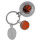 Porte-clés ballon de basket médaille gravée