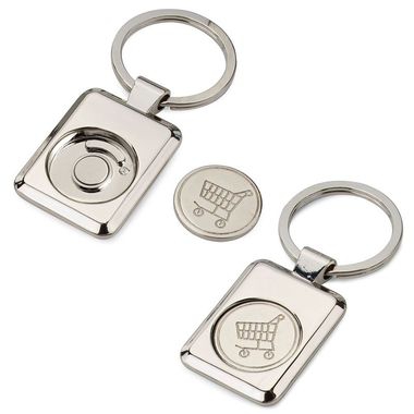 Porte-clés jeton de caddie personnalisé Porte-clés jeton de caddie personnalisé