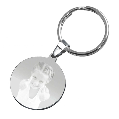Porte-clés rond photo personnalisé Porte-clés rond photo personnalisé