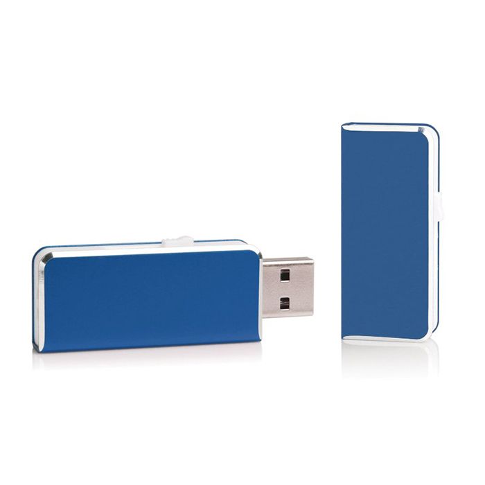 Clé USB 8Go de poche personnalisée bleu