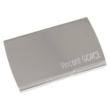 Etui cartes de visite en métal gravé Etui cartes de visite en métal gravé