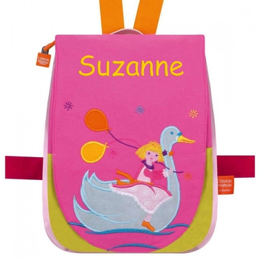 Sac à dos joli cygne brodé Sac à dos joli cygne brodé
