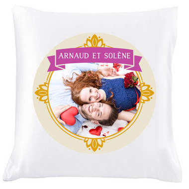 Coussin photo duo Coussin photo duo