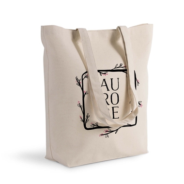 Sac shopping 100% coton imprimé printemps Sac shopping 100% coton imprimé printemps