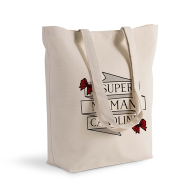 Sac shopping imprimé Bolduc Sac shopping imprimé Bolduc