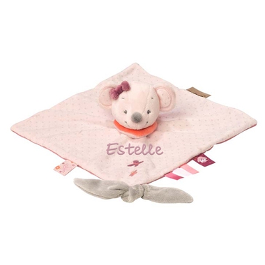Doudou Nattou Valentine la souris brodé prénom Doudou Nattou Valentine la souris brodé prénom