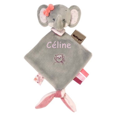 Mini doudou Nattou Adele l'éléphant Mini doudou Nattou Adele l'éléphant