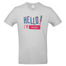 T-shirt HELLO homme 100% coton bio
