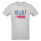 t-shirt hello homme