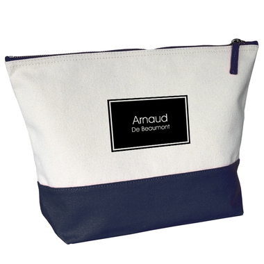 grande trousse bicolore personnalisée grande trousse bicolore personnalisée