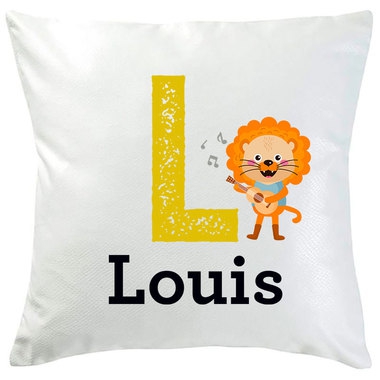 coussin animal et lettre personnalise coussin animal et lettre personnalise