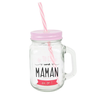 mason jar en verre maman en or mason jar en verre maman en or
