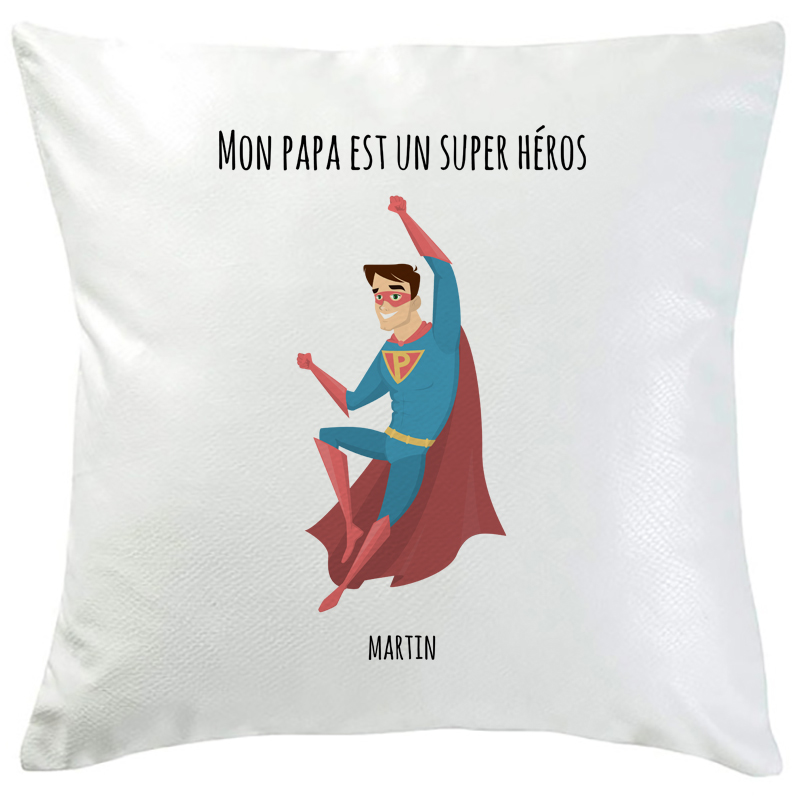 Coussin super famille 1 personnage