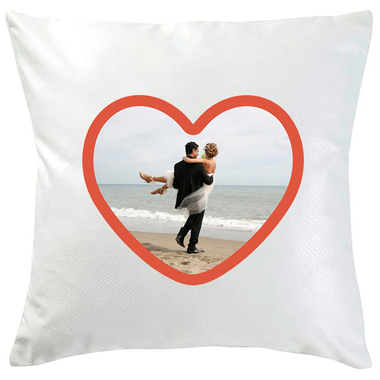 Coussin coeur photo Coussin coeur photo