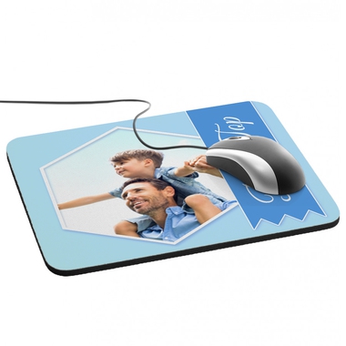 Tapis de souris photo et bande texte Tapis de souris photo et bande texte