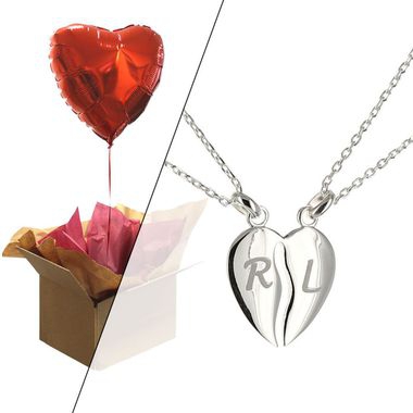 duo pendentif coeur et ballon coeur duo pendentif coeur et ballon coeur
