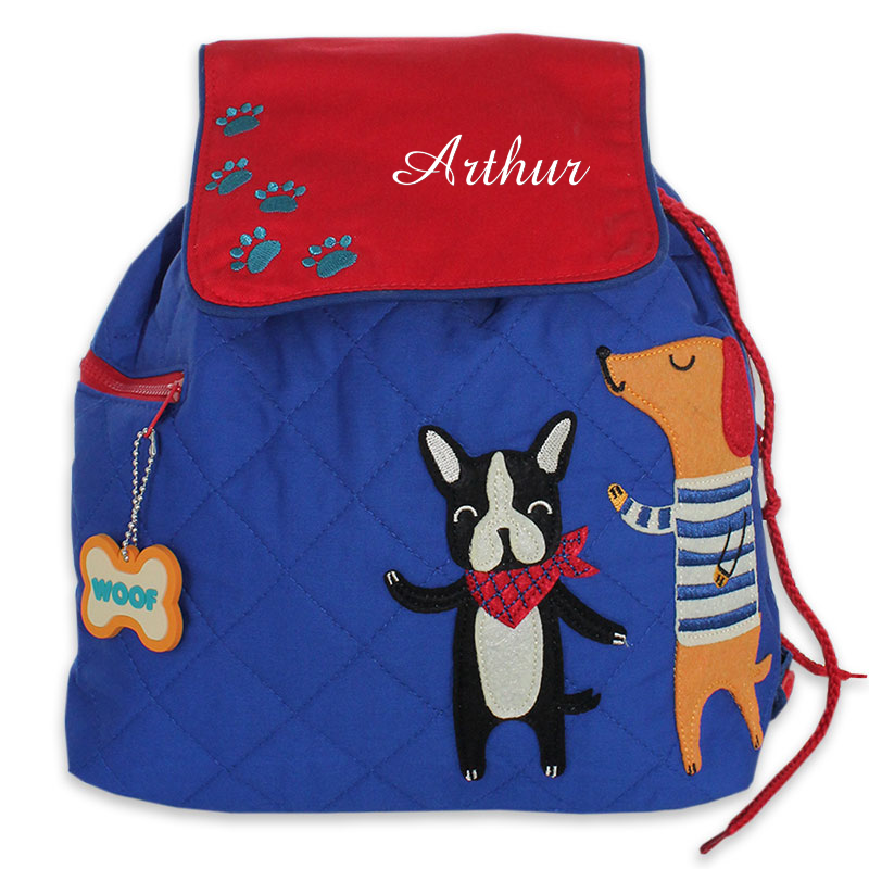 Sac à dos Stephen Joseph woof brodé